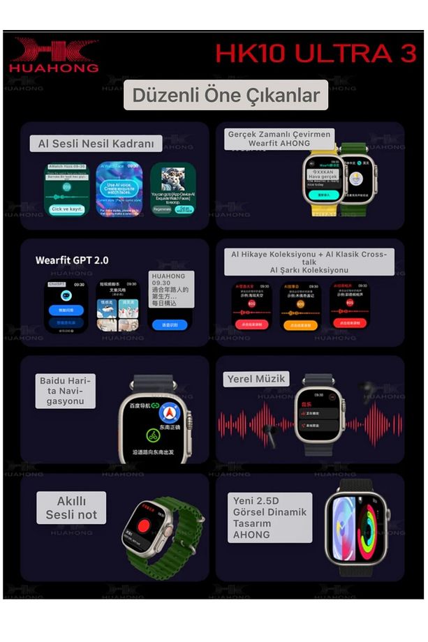 Watch Hk 10 Ultra 3 Akıllı Saat