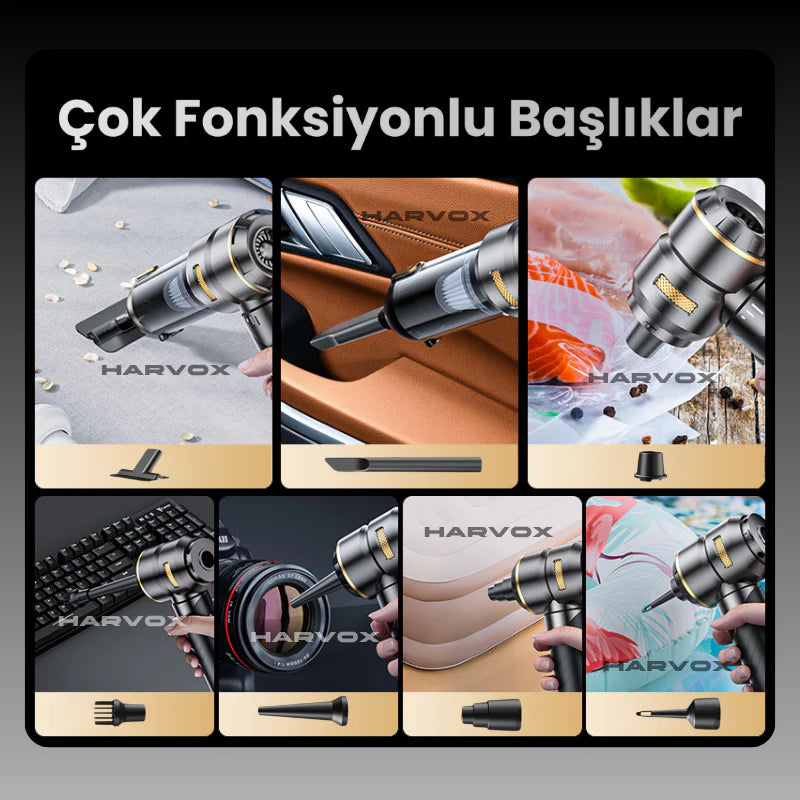 Harvox Araç İçi Süpürge 3 Kademeli