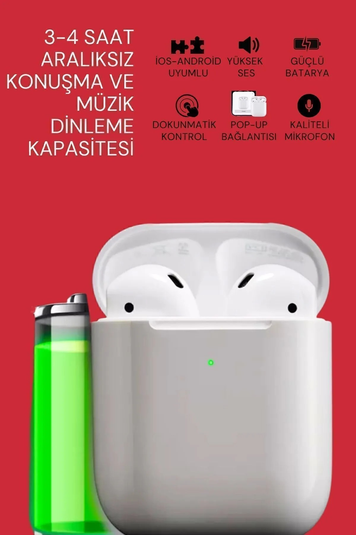 Air 2. Nesil Kablosuz Bluetooth Kulaklık