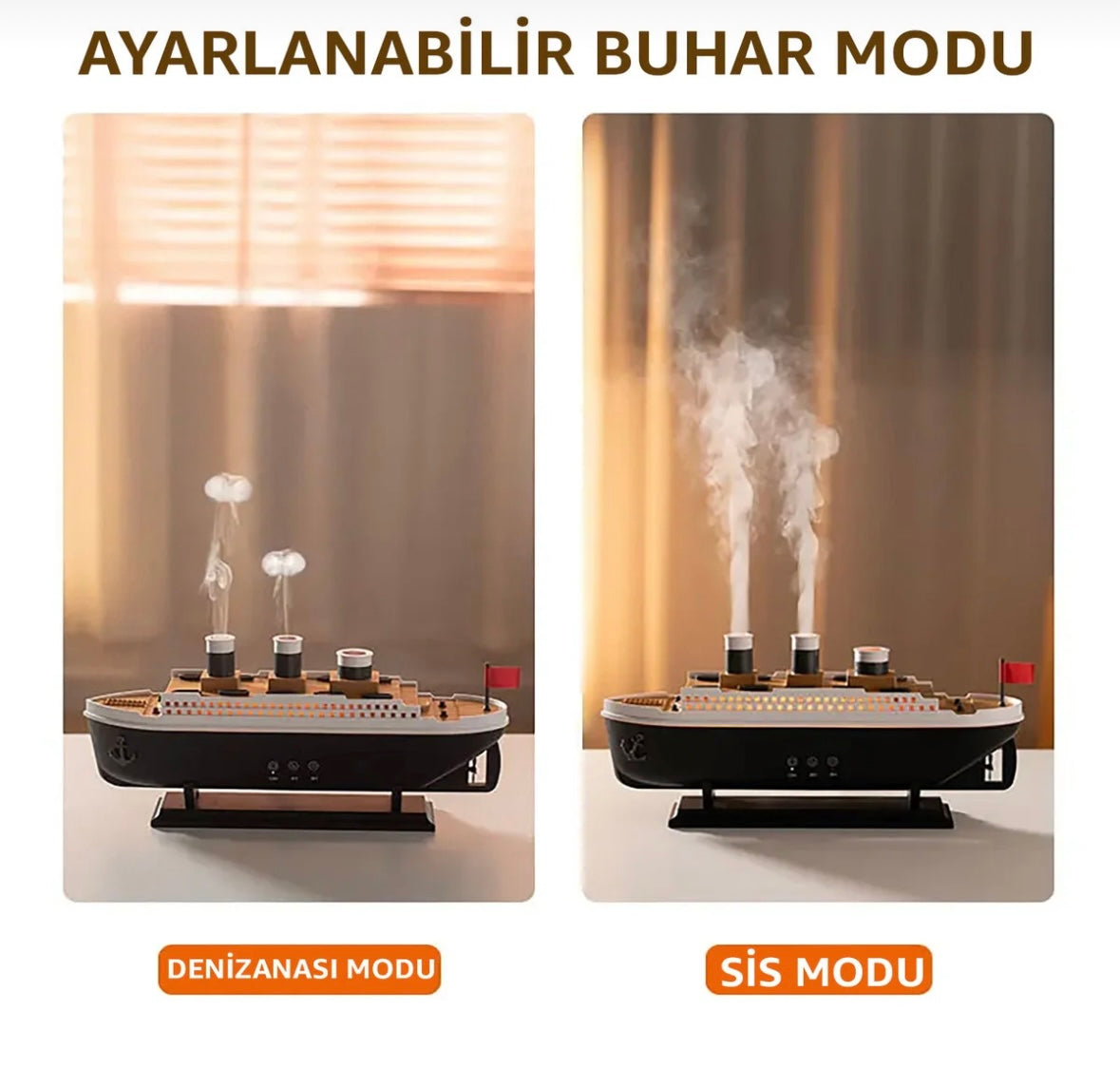 Buharlı Gemi Hava Nemlendirici
