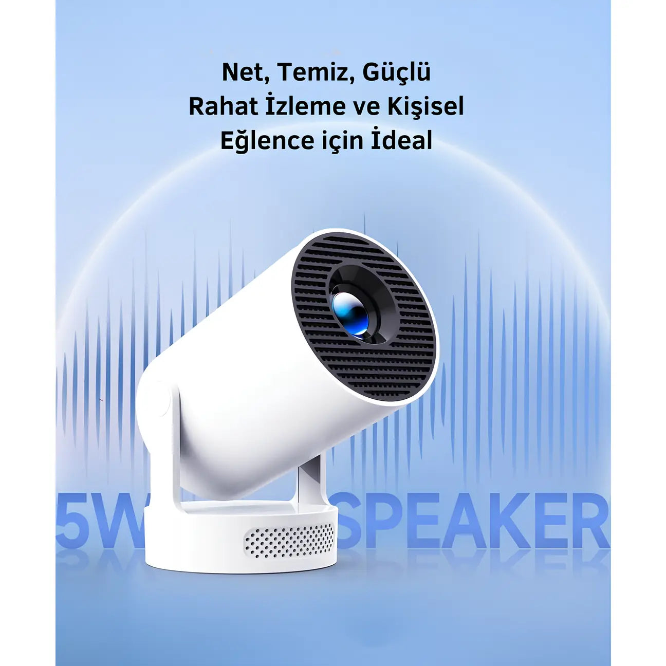 Şarjlı HY-300 Pro Max Premium Taşınabilir Mini Projeksiyon Cihazı