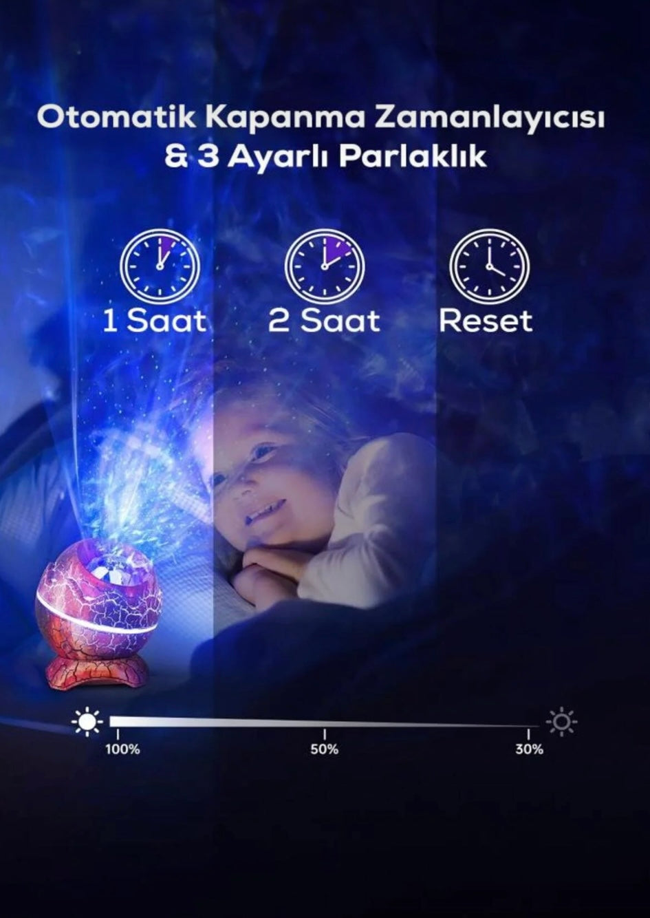 Dinazor Yumurtası Tasarımlı Bluetooth Hoparlör & Projektör