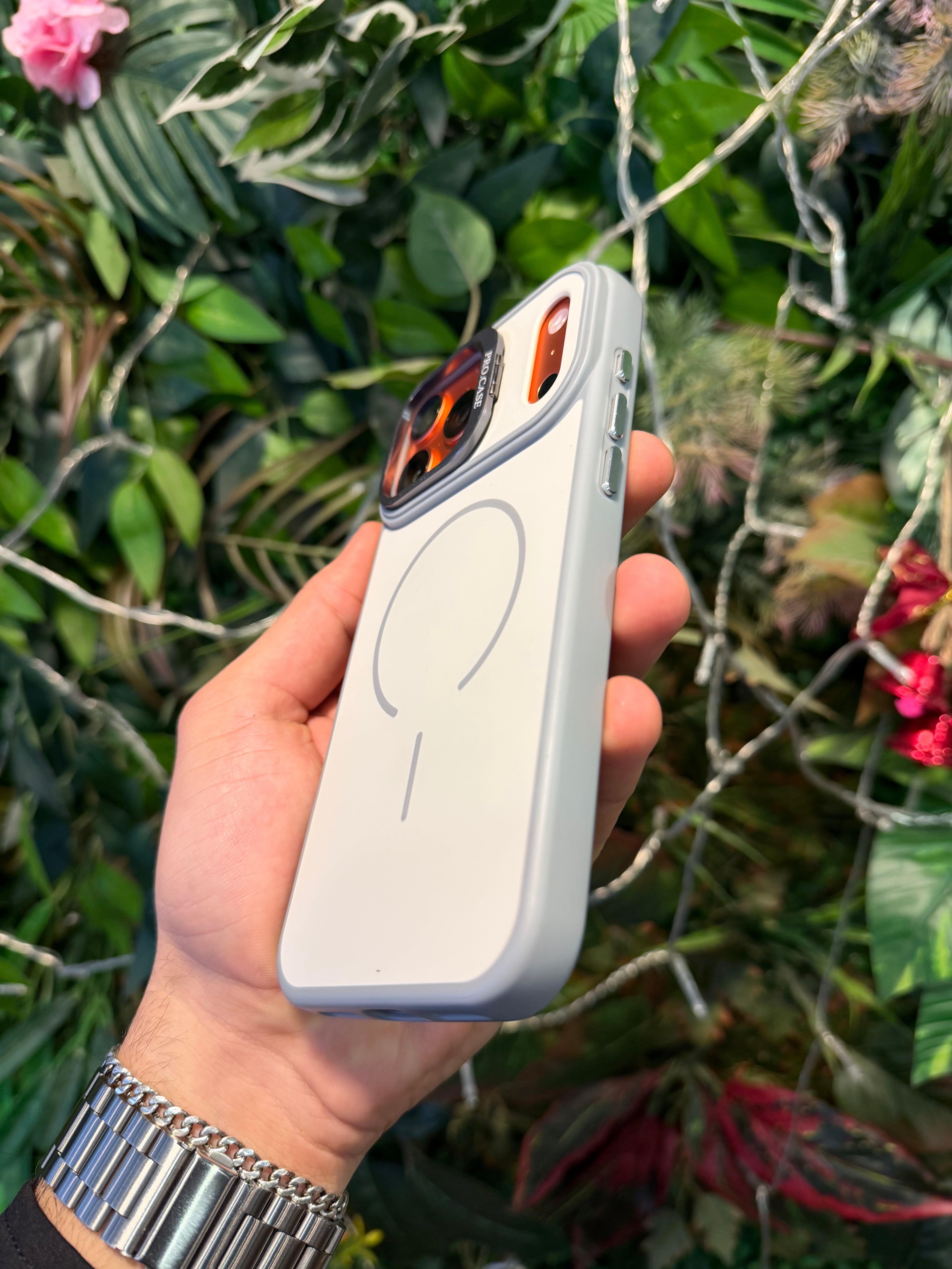 Magsafe Kılıf Kamera Kapaklı Stantlı