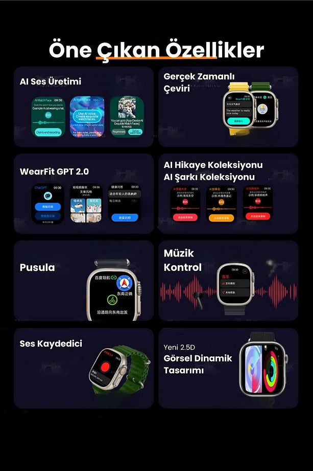 Watch Hk 10 Ultra 3 Akıllı Saat