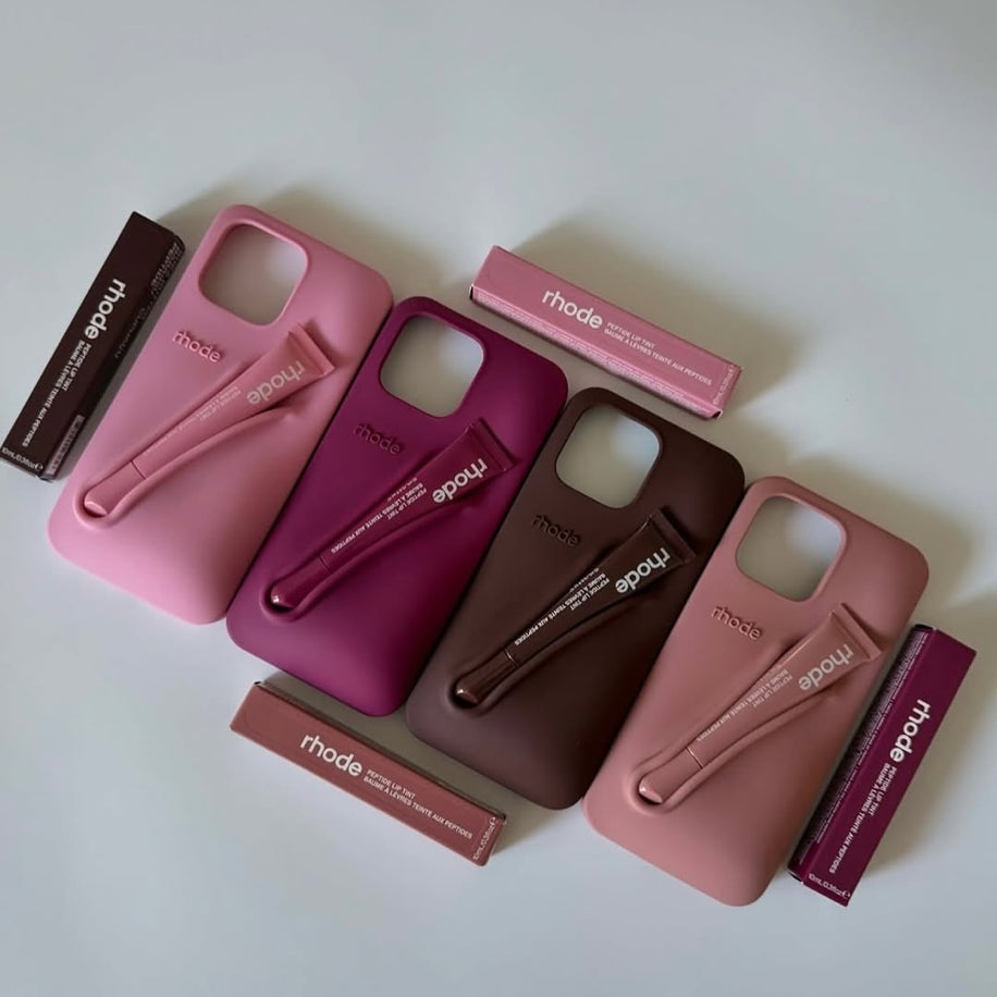 Rhode Nar Çiçeği Gloss’lu Silikon Kılıf