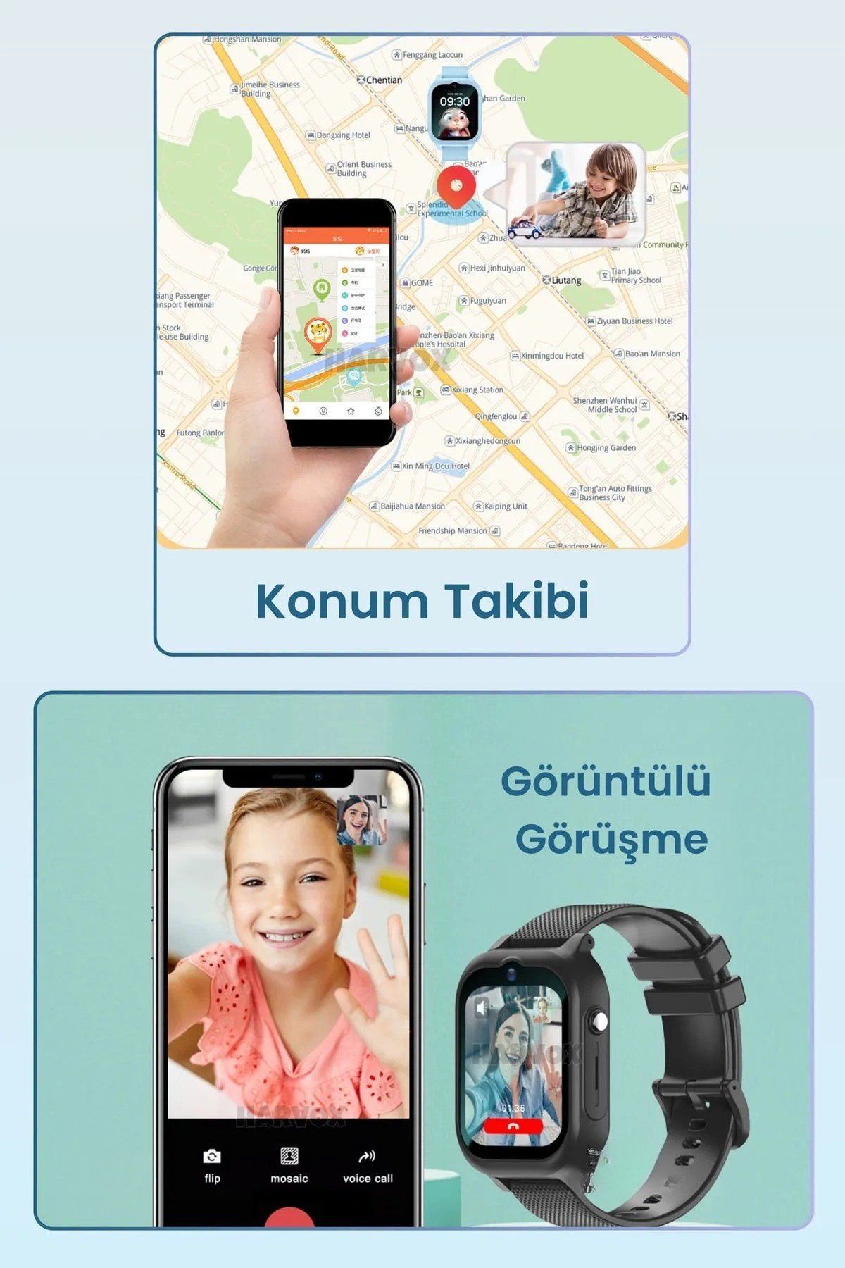 Harvox 4g Pro Android+ Akıllı Çocuk Saati
