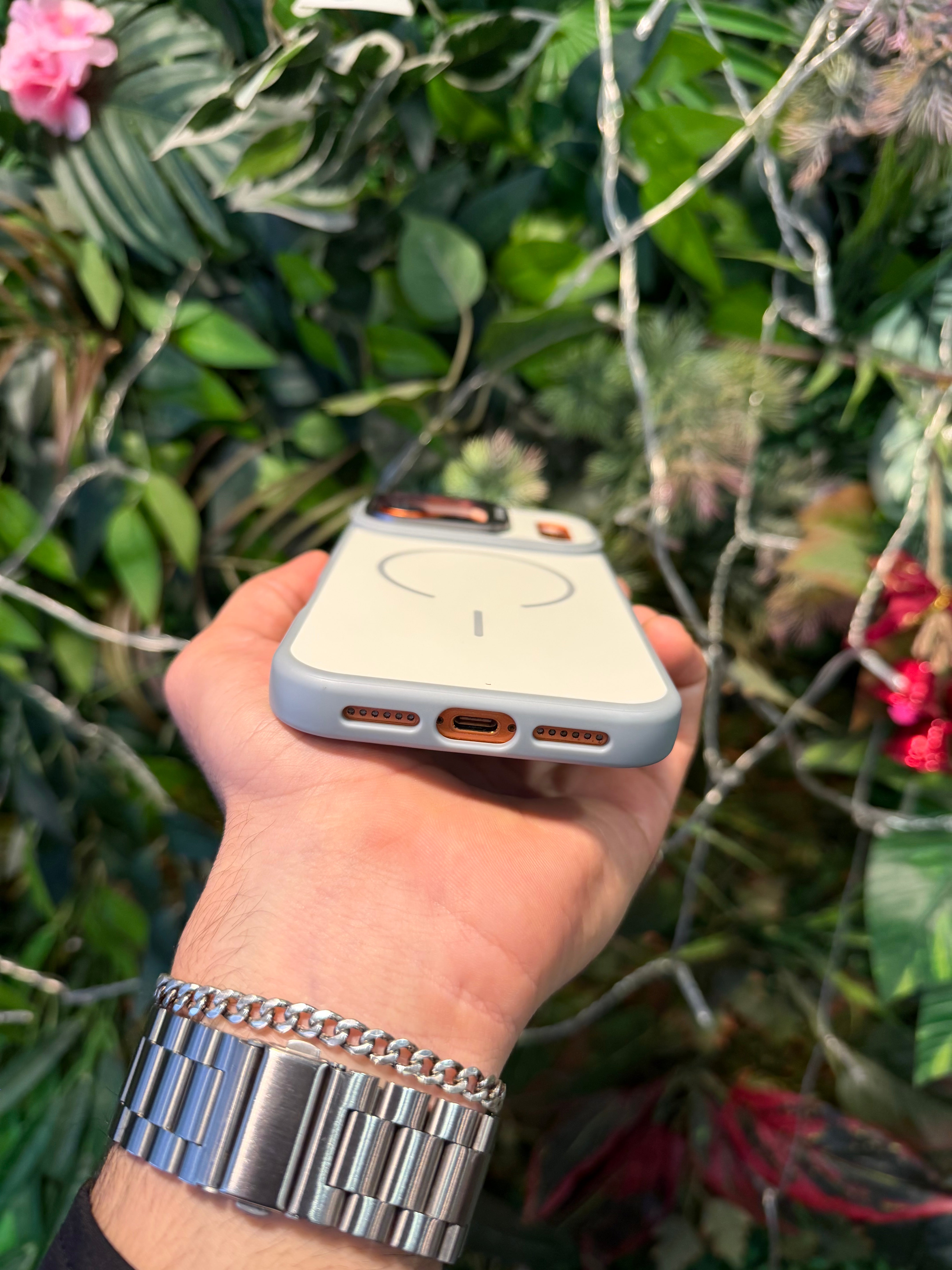 Magsafe Kılıf Kamera Kapaklı Stantlı