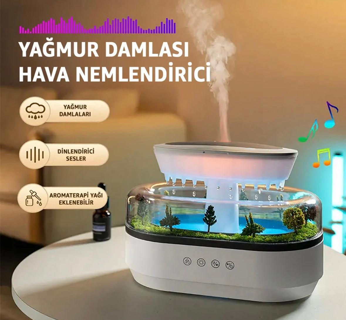 Raindrop Yağmur Ormanı Hava Nemlendirici