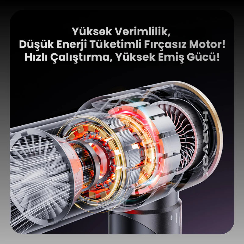 Harvox Araç İçi Süpürge 3 Kademeli