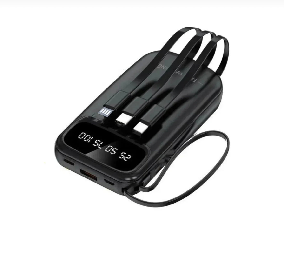 10.000 MAH 3 Kablolu Powerbank Dijital Göstergeli