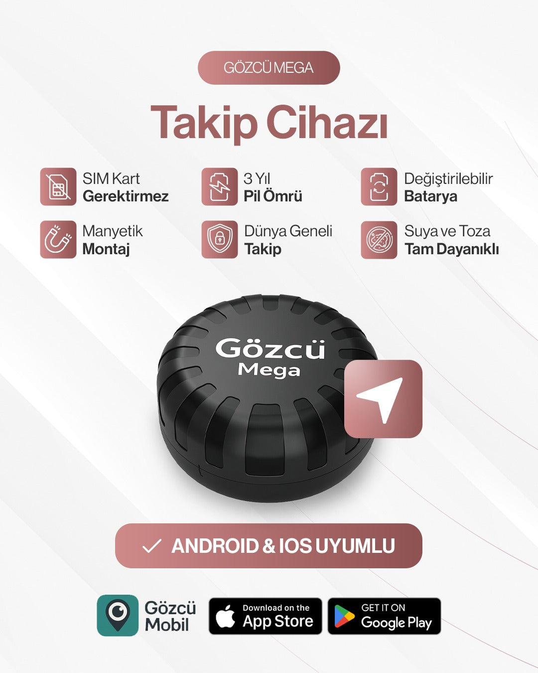 Gözcü Mega Takip Cihazı