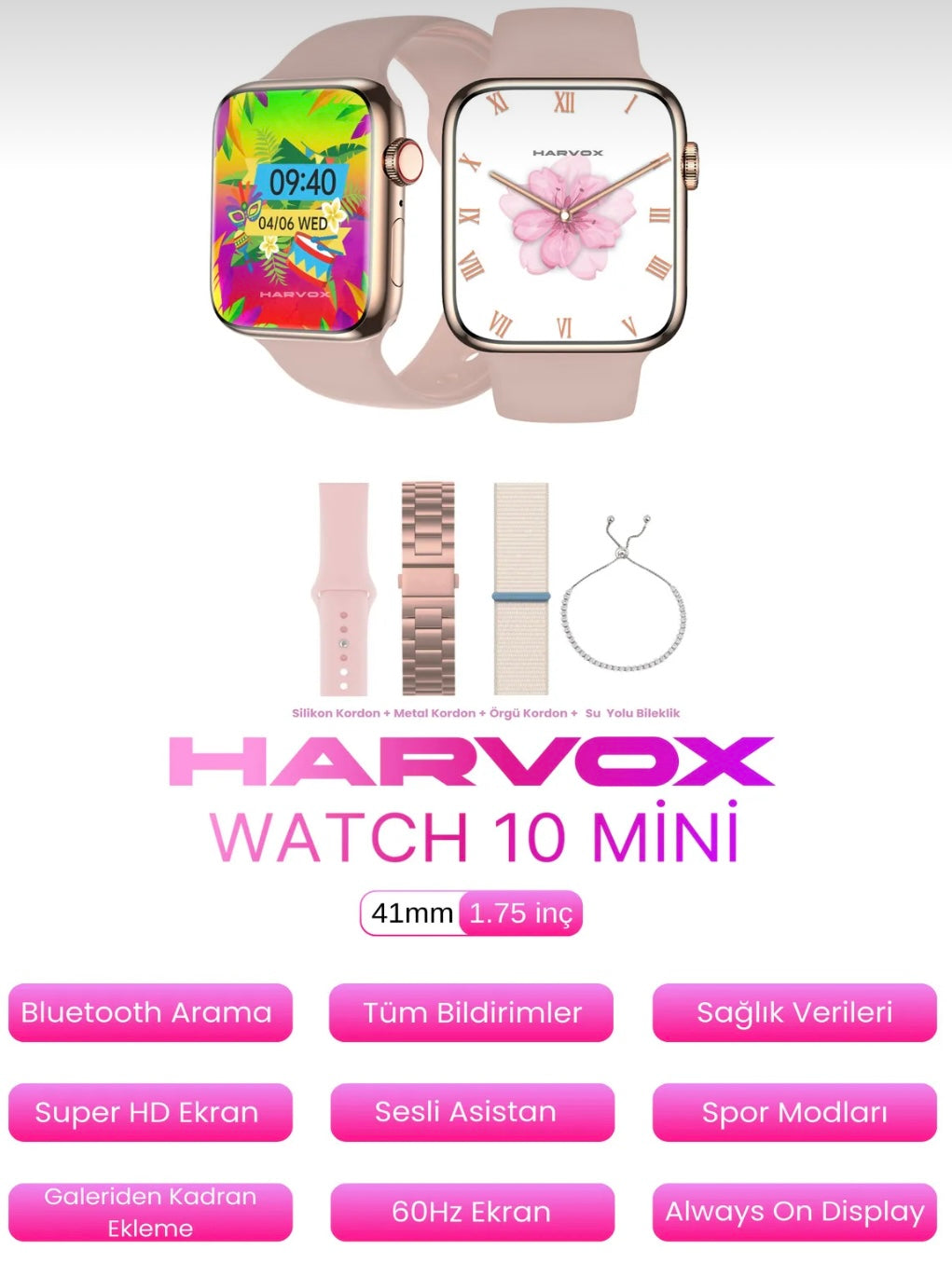 Harvox Watch 10 Mini Akıllı Saat