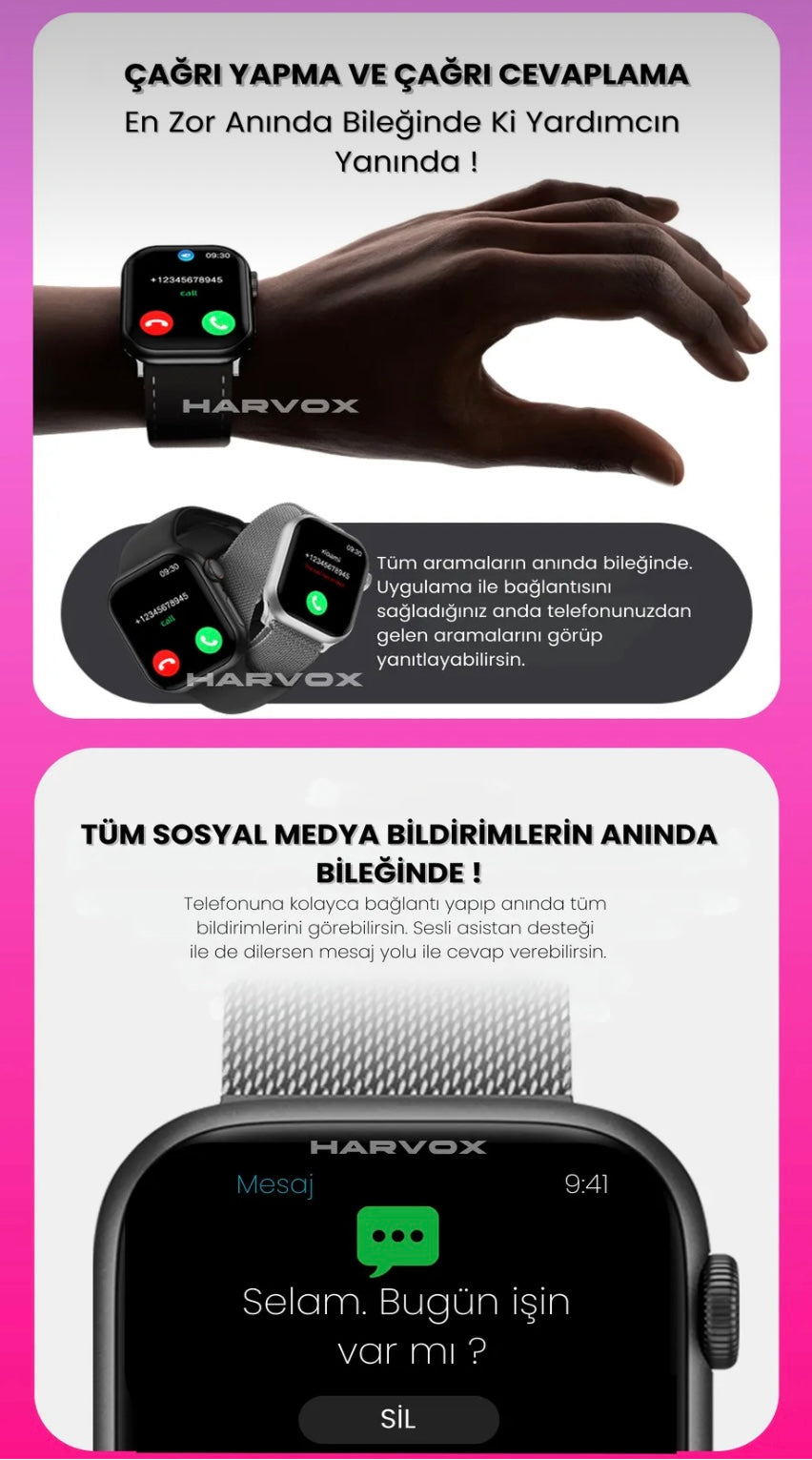 Harvox Watch 10 Mini Akıllı Saat